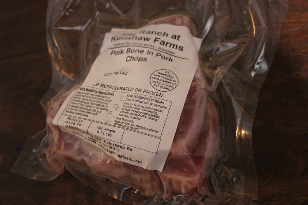 Renshaw Farms Bone-In Pork Chops (Juicy, Farm Fresh)