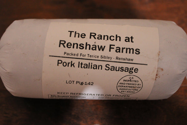 Renshaw Farms Italian Pork Sausage (Seasoned, Farm Fresh)