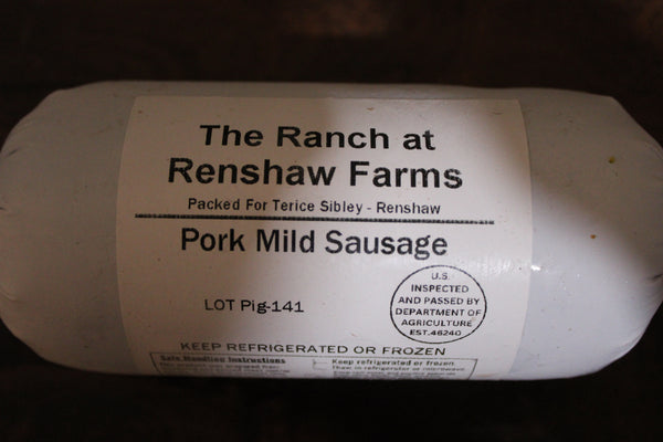 Renshaw Farms Mild Pork Sausage (Classic, Farm Fresh)